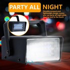 1 2pack Disco Party Strobe Light Led White Lights Halloween Flashing Stage Light