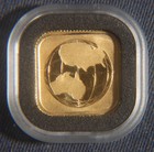 2016   15  1 10 Oz 9999 Fine Gold Australia Square World Map In Capsule L-081127