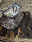 International Silver Co  - Chadwick  1513 Serving Dish Rectangular With Boat Vtg