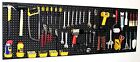 Wallpeg  4  Black Plastic Pegboard Panels     96    Wide Garage Tool Pegboard
