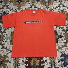 Vintage Avirex Orange Puff Print Graphic T Shirt Sz 2xl Custom Made 90s Boxy