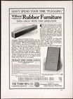 Williams Combination Rubber Furniture The Tubbs Mfg Co  1909 Print Ad