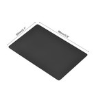 Blank Metal Card 88x53x0 3mm Painted Aluminum Plate Black 10 Pcs