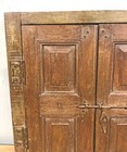 Antique Wooden Wall D  cor Window Panel With Frame Original Old Hand Crafted