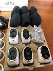 Lot Of 5 Arlo Smart Home Wireless Hd Security Camera System skins  Batteries  