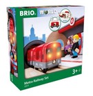 Brio World 33513metro Railway Set 20 Pieces Train Toy Wooden Rails  Basic Set Jp