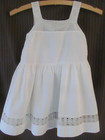 Antique Girl Toddler Petticoat Slip hand Crocheted Yoke W handmade Hairpin Lace
