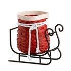 Dresden   Co Santa Sack Basket   Ironworks Sleigh Set -2025- Longaberger Weavers