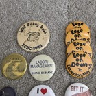 Lot Of 40  Mixed Vintage 80 s 90 s Advertising Political Buttons Pins Magnets