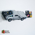Wall Mount Display For Lego Back To The Future Time Machine - 10300