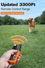 Dog Shock Collar 3300ft Dog Training Collar With Remote For 5-120lbs Waterproof