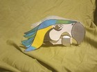 Paper Bird Puppet Handmade -  cheyenne 