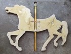 Willitts Resin Painted Carousel Horse Wall Hanging 16 Inch Vintage 1989