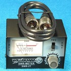 Swr Meter For Cb Radio Antennas With 3  Jumper Cable - Workman Swr2t   Cx-3-pl-p
