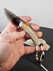 Unique Lite Lace Obsidian Knife beads By Kay kenny Hull native Dance jackson  Wy