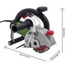 Electric Wall Chaser Groove Cutting Machine Slotting Steel Concrete Cutting 110v