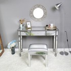 Three Drawers Mirror Table Dressing Table Console Table Champagne Gold