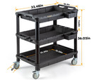 Carro Industrial 32 4x18 3 Pulgadas Para Herramientas Y Almac  n M  vil