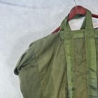 Vintage Us Army Flyers Kit Bag Od Green 80s Large Canvas Duffle Bag Top Handle