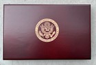 Department Of State Ball   Roller Pen Set With Letter Opener In Luxury Wood Box