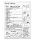 Skipper Barbie Doll Sewing Pattern Mccalls 8357 Tutu Dress Coat Pants Vintage 9 