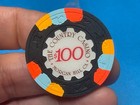 100   the Country Casino-   morgan Hill California Casino Chip      rare Beauty   -z-4146
