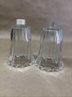 Home Interiors Jewelite Crystal Votive Cup Peg Candle Holder Ribbed Set Of 2