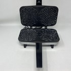 Vitantonio Pizzelle Chef Automatic 300 Chrome   Cast Iron Italian Cookie Maker