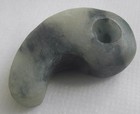 Japanese Ancient 2 7th Cent Jade Magatama Pendant Fetus Natural Japan Antique