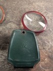 Vintage   Antique Folding Pocket Leather Early Magnifying Glasses  2 