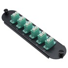 Cch-cp12-e4 Compatible Fiber Adapter Panel 12 Ports Lc Mm Om3 Om4 10 Gig