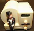  charlie Mccarthy  1938 Bakelite  Majestic  Radio    E  Bergen Autographed Photo