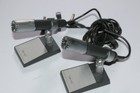 Ge General Electric Pair Of Dm-162 Dynamic Microphones W stand   1 4  Plug