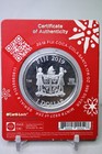 2019  1 Reserve Bank Of Fiji Coca-cola Holiday Coin 1oz  999 Silver 25k Mint