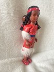 Rare Vintage Native American Indian Doll Sleepy Eyes Beads Twin Babies Papoose