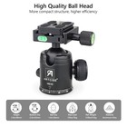 Artcise Tripod Ball Head Camera Tripod Ball Head Mount 36mm Diameter Ball Art