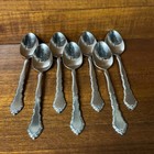 7 Oneida Satinique Satin Scroll Stainless Flatware 6    Teaspoons