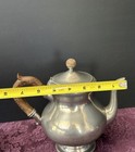 Vintage Royal Holland Pewter Wood Handle Teapot Tea Pot Mcm 7 5   