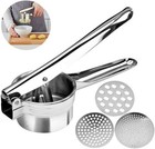 Potato Ricer Masher Heavy Duty Stainless Steel Press Mashed Potatoes Kitchen