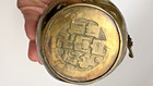 Pair Of Chinese Brass Or Bronze Vases Marked