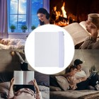 Flat Book Light For Reading In Bed At Night Clear Led Book Full Page Light