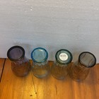 Set Of 4 Coca Cola Glass Tumblers Embossed Vintage Drinkware