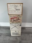Vintage New Era Hat Box Lot Of 4 Mlb Nfl Nba Nhl Ncaa Display 1980s 90s Cap 5950