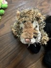 Lot Of 6 Webkins Caterpillar With Tag  Tiger  Dog  Bear  Hippo  And Elephant 