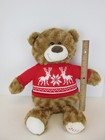 Avon 2015 Christmas Sweater Teddy Bear Plush Stuffed Animal 18 