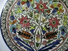 Jerusalem Pottery 8-1 2  Floral Display Plate  2