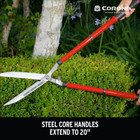 Corona Extendable Reach Hedge Shears - 10 Inch  Brush Bushes Trimming Pruning
