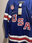 Nwt Nike Olympic 2026 Team Usa Ice Hockey Blue Jersey Men s L
