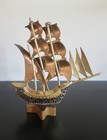 Ship Metal Rotating Sails Nautical Vintage Clipper 4    