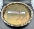 Vintage International Silver Company Silver Plated 12  Serving Dish Tray  Round